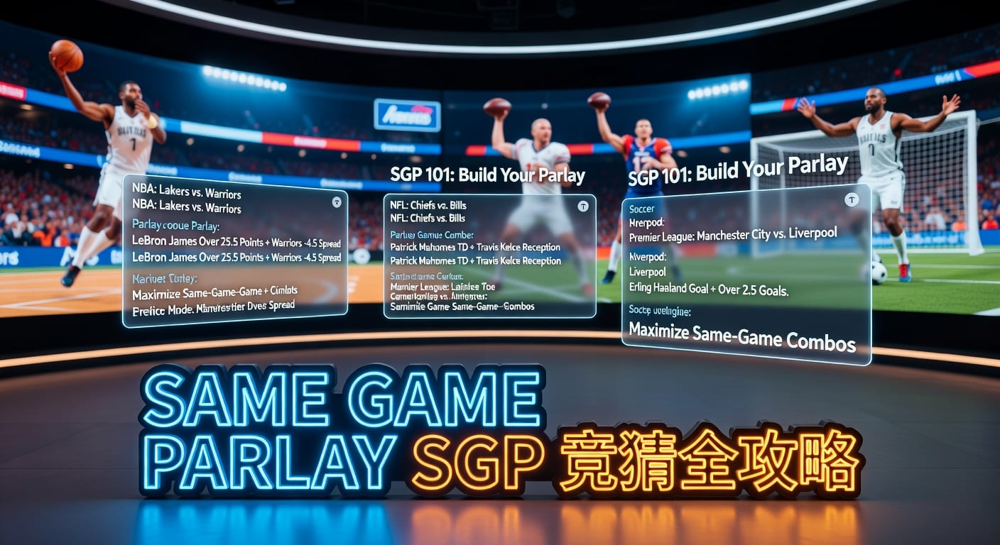 same game parlay SGP 2026世界杯竞猜策略