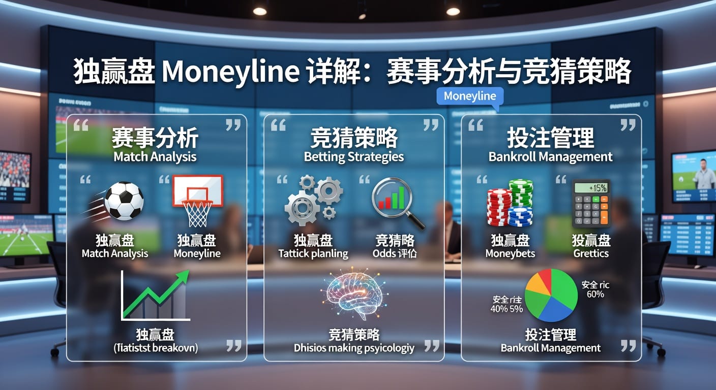 独赢盘 moneyline：单场胜负投注技巧与判断