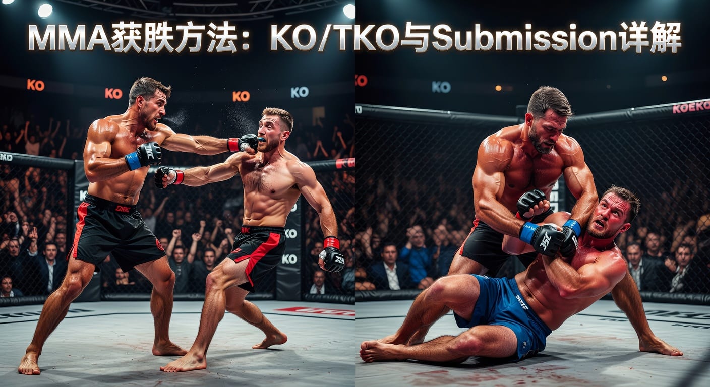 MMA方法 method of victory KO/TKO Submission 赛前判断